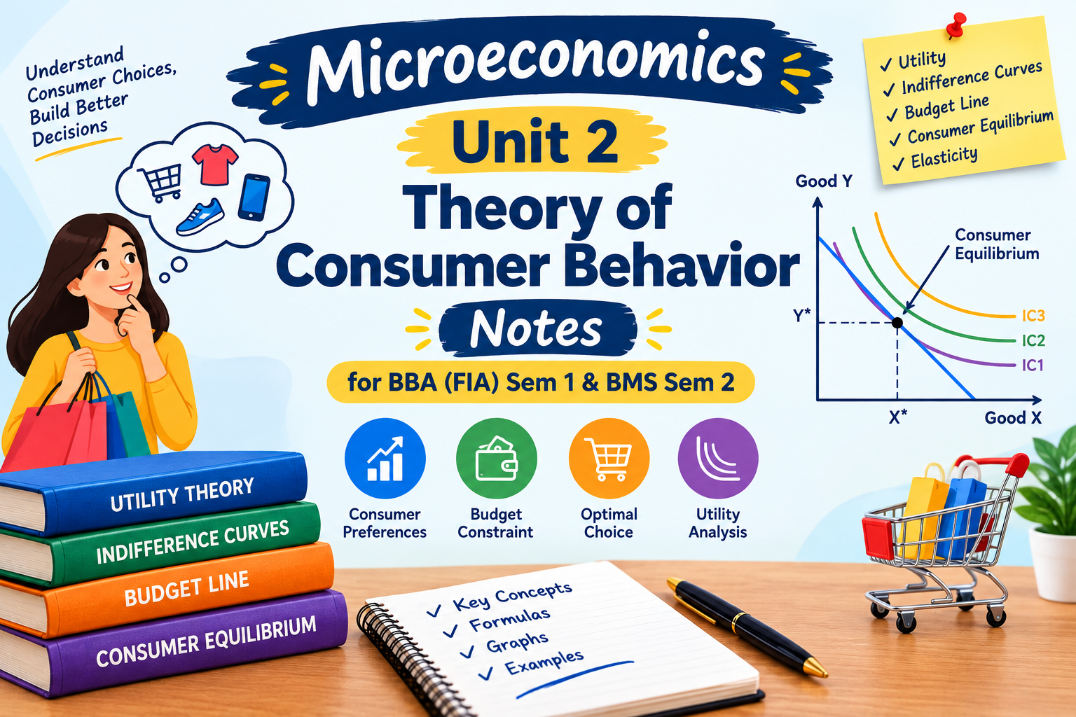 Microeconomics Unit 2: Consumer Behavior Theory Notes | BBA & BMS