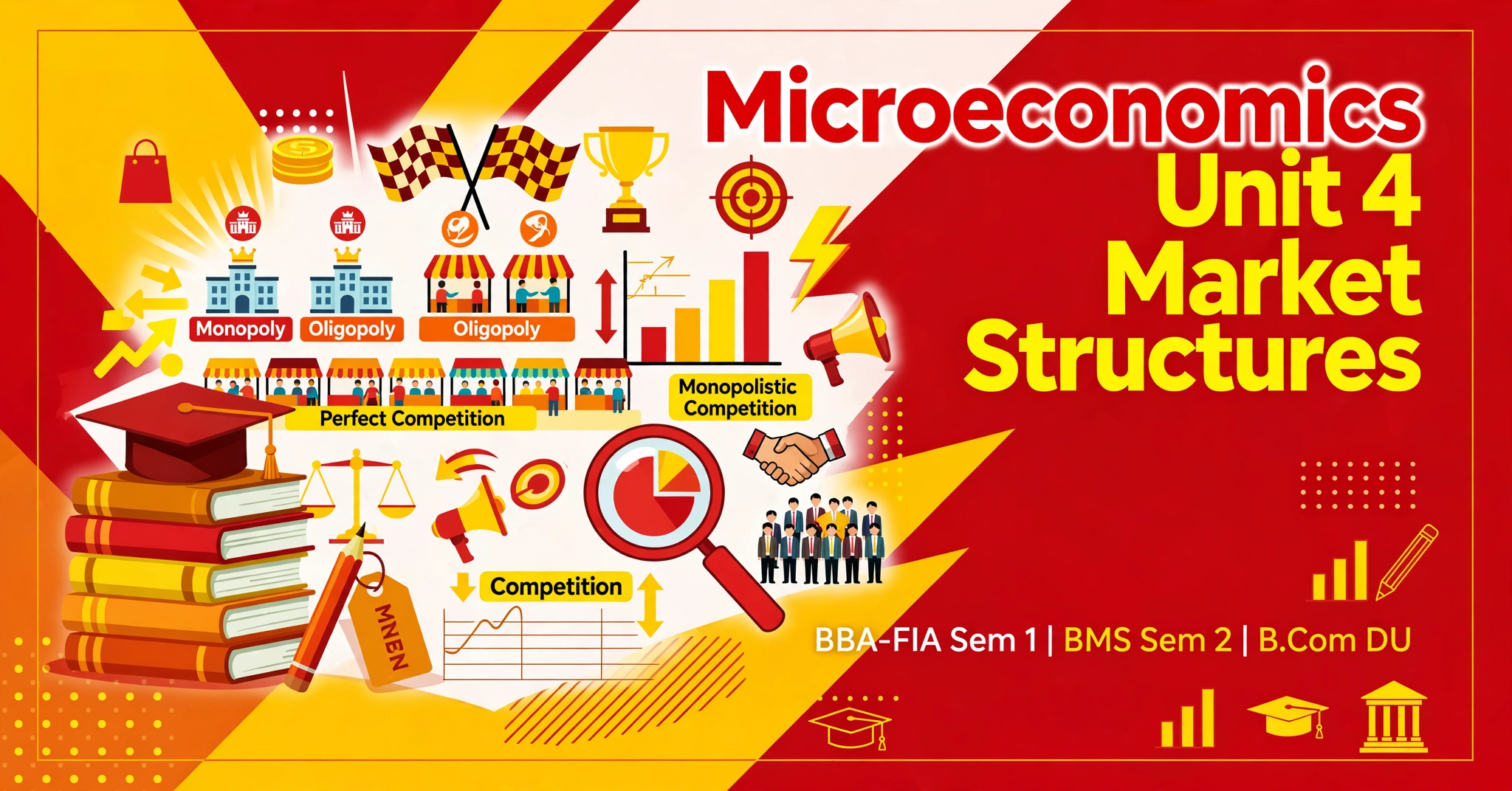 Microeconomics Unit 4: Market Structures Notes: Competition, Monopoly & Oligopoly | BBA & BMS